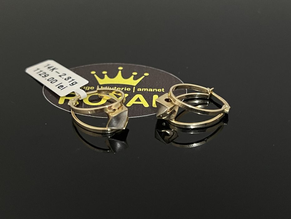 Bijuteria Royal CB : Cercei dama aur 14k 2,31gr