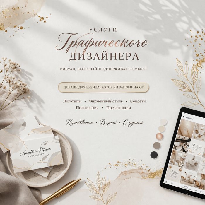 Услуги графического дизайнера