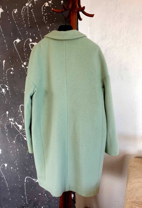 Pinko Diane Furstenberg Marina Rinaldi палто вълна кожа XS S M L XL