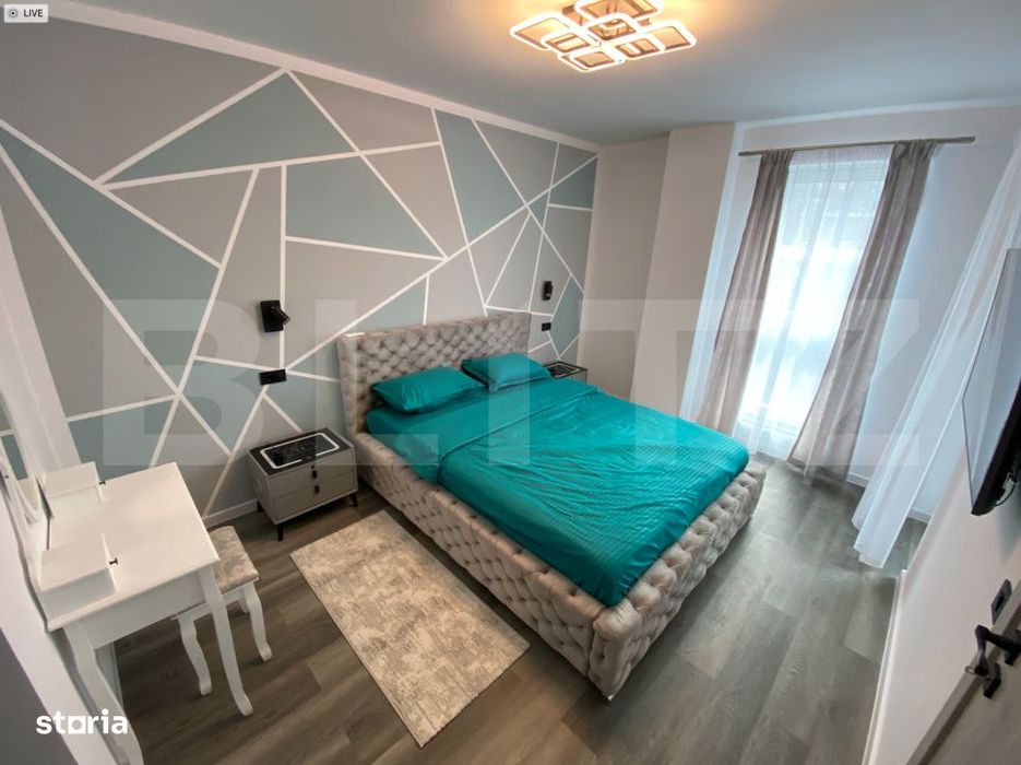Apartament 2 camere, ultrafinisat, la cheie, etaj intermediar, zona Vi — fotografia 1
