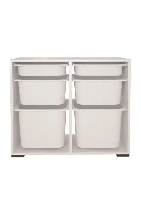 Шкаф за Играчки с 6 Кошници – Многофункционално Решение за Ред