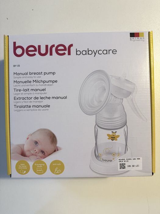 Pompa de sân manuală Beurer BY 15 – Nouă