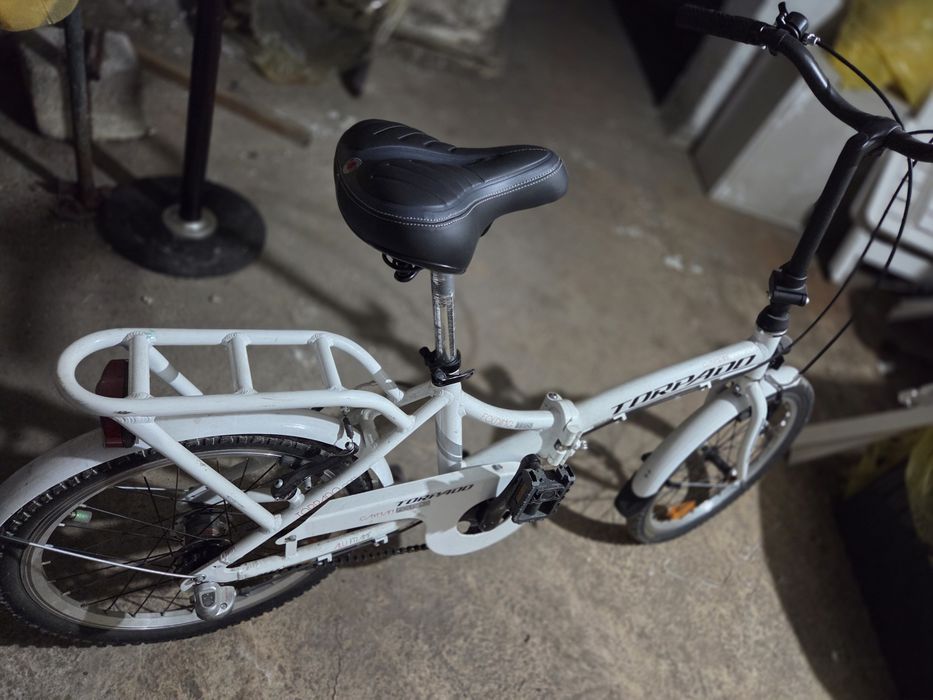 Bicicleta Torpado pliabila alba