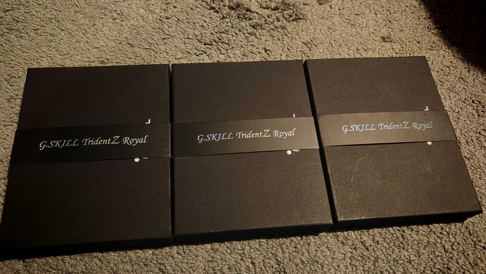 НОВА Рам GSkill Trident Z Royal GOLD/SYLVER 2X16GB 32GB 3200Mhz DDR4