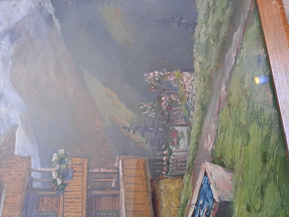 tablou pictura pe carton gros 35/40 cm