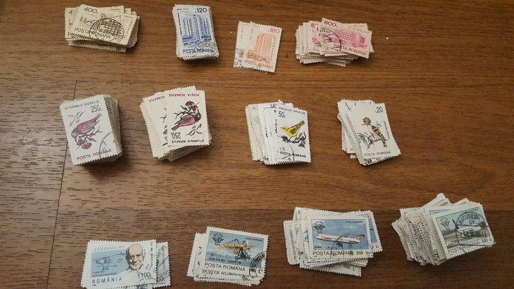 Lot timbre romanesti (aprox 3200 buc)