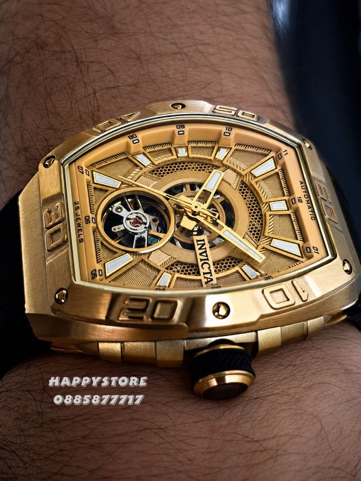 INVICTA Premier automatic Gold 42 mm, Инвикта нов мъжки часовник