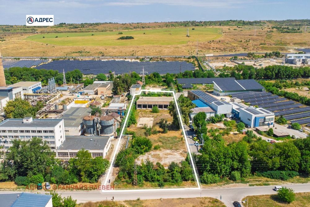 Парцел в Плевен-Индустриална зона площ 5110 цена 281050