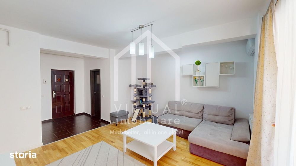 Apartament cu 3 camere, 78mp utili + balcon (9mp), etaj 2/4 - Turnisor