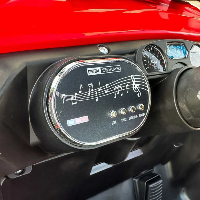 Masinuta electrica 4x4, 2-4 ani,CAPE-X, 100W,12V, scaun tapitat NOU