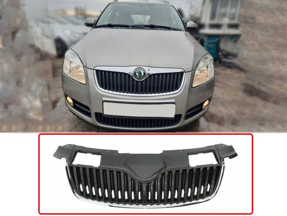 Предна решетка за Skoda Fabia 2, Skoda Roomster