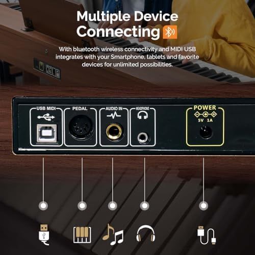 Vand urgent! Pian Digital GLARRY cu 88 de clape