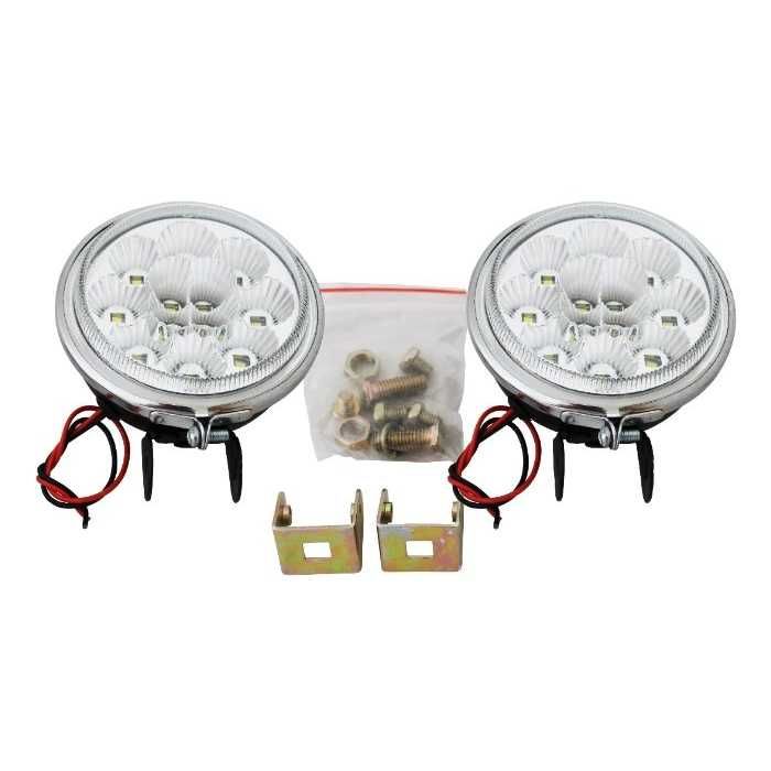 Дневни светлини 009-12, 6000К диаметър-90мм.