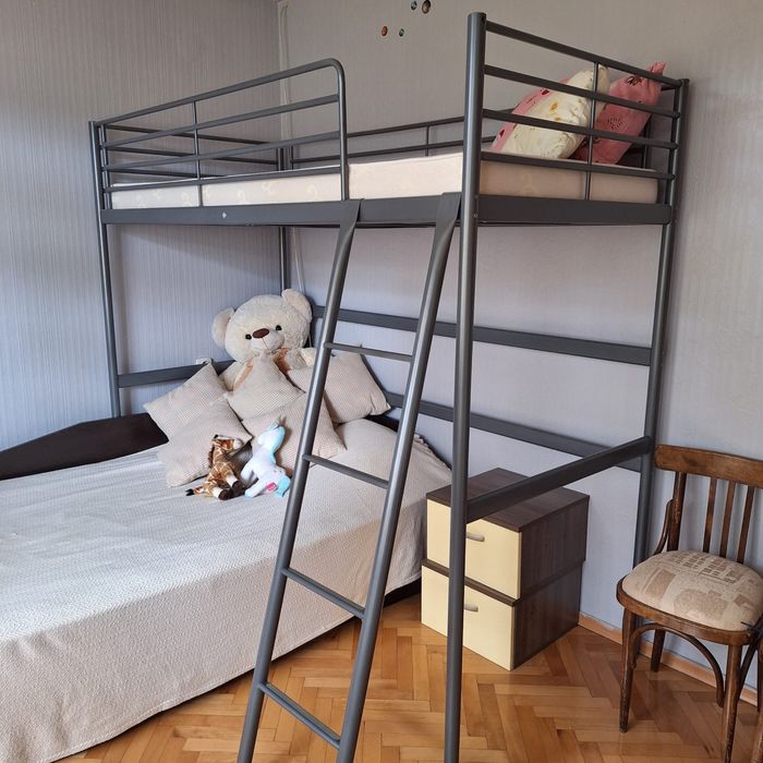 Метално еденично легло - IKEA