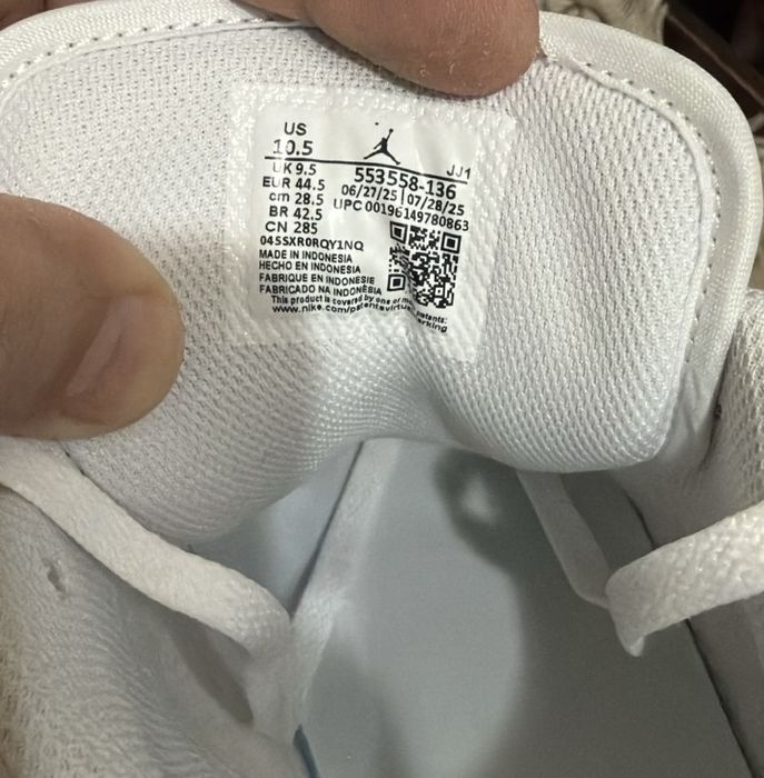 Оригинальные кроссовки Air Jordan 1 low