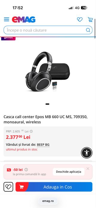 Casti gaming / call center