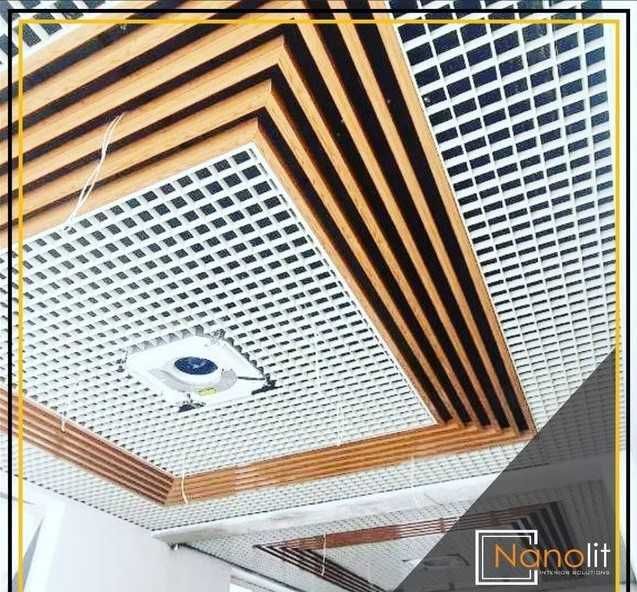 Реечние грильято потолок (Grilliato Grilyato reychniy potolok) 3