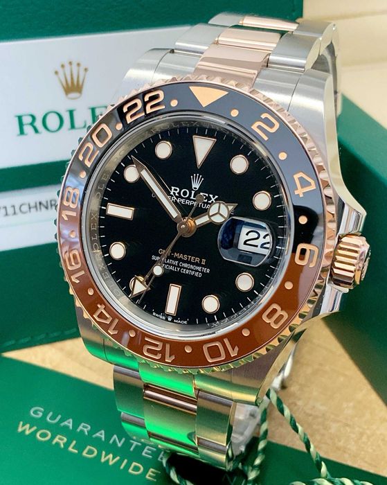 Rolex Gmt-Master Silver / Rose Gold 3285