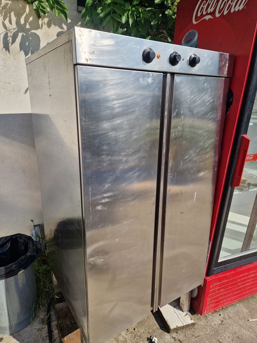 Masa rece inox, blat inox și saladeta