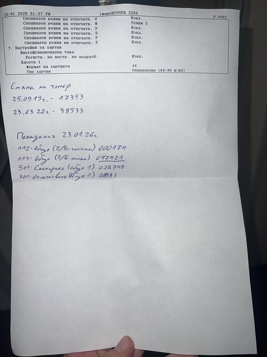 Мултифункционално лазерно устройство Canon iR2204