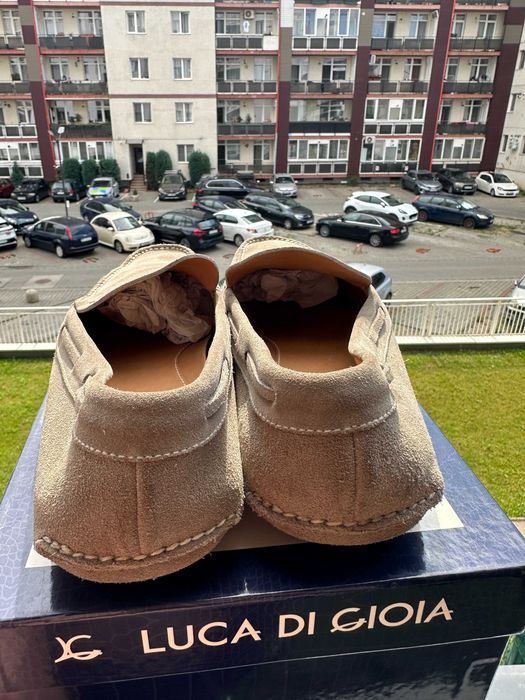 Mocasini Bărbați Church's Lowson II Bej Piele Întoarsă Mărimea 44 / UK 10