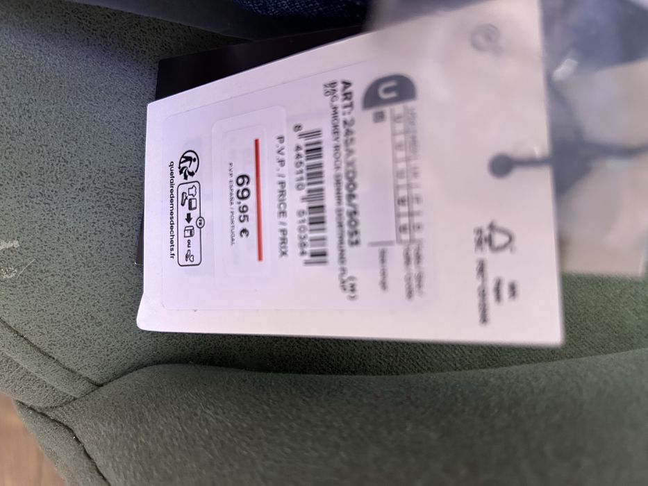 Desigual Чанта за през рамо 'Mickey Mouse' в Нощно Синьо, Син Деним