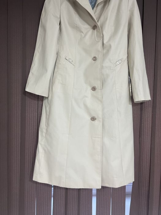 Тренч плащ теплый