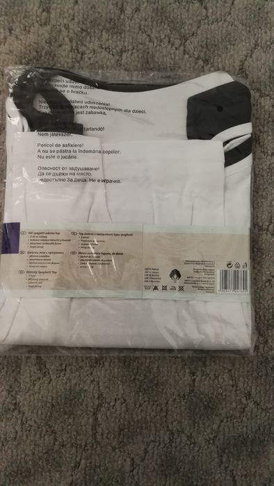 Maieu dama cu bretele subțiri - 2 bucati - pachet sigilat