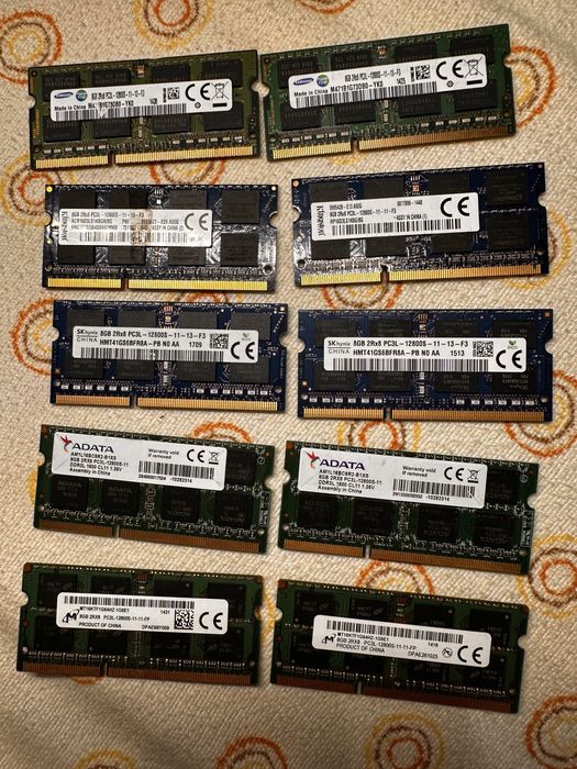Memorii ram 8gb ddr3L