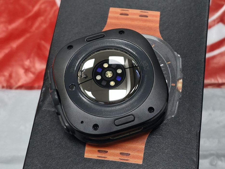 47mm Samsung Galaxy watch Ultra Техномаркет Гаранция 2026 Titanium Orange