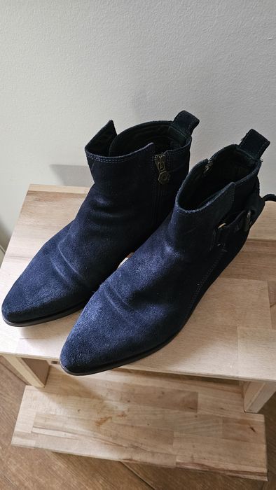 Ghete din piele întoarsă Tommy hilfiger