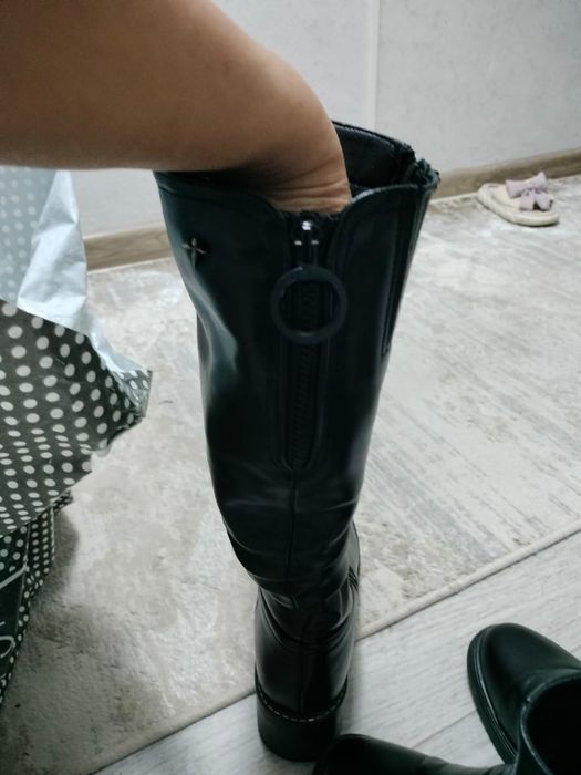 Сапоги кожа зам продам