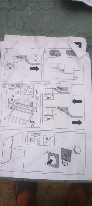 THULE Електрическо стъпало за кемпер/каравана