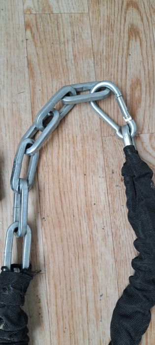 Толстая цепь и замок продам