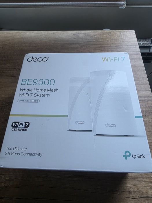 TP-LINK DECO BE65 BE9300 Tri-band, WI-FI 7, Gigabit, НОВО - 1 брой