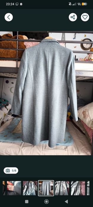 Palton lână Cyrillus M-L(42)