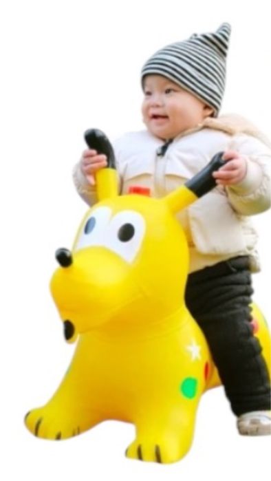 Надувная собачка - попрыгун