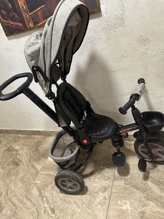 Триколка за дете / сива с опция сън