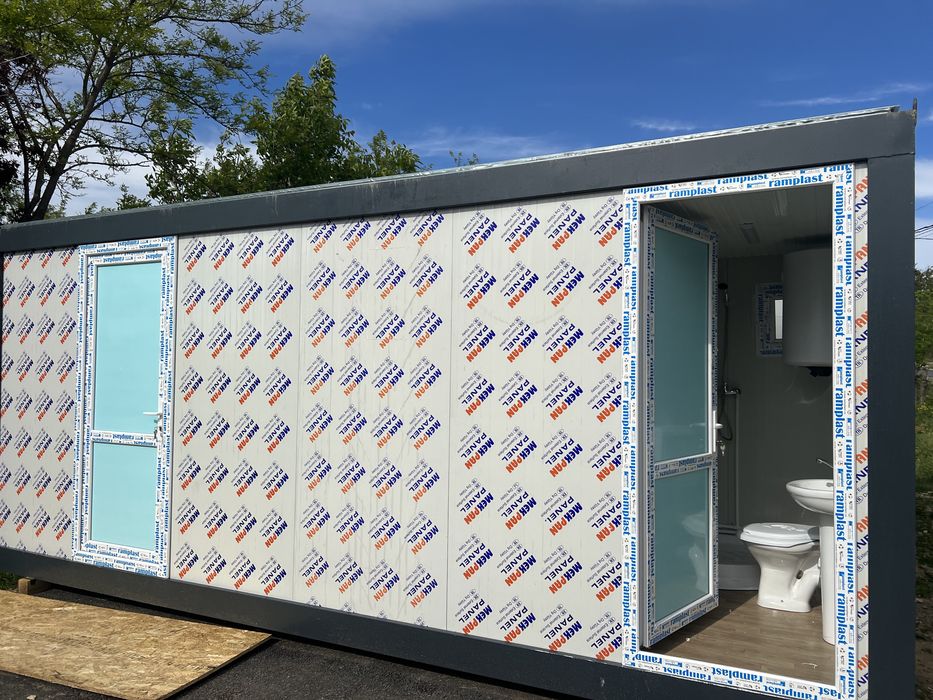 Container birou Container de santier de locuit standard sanitar