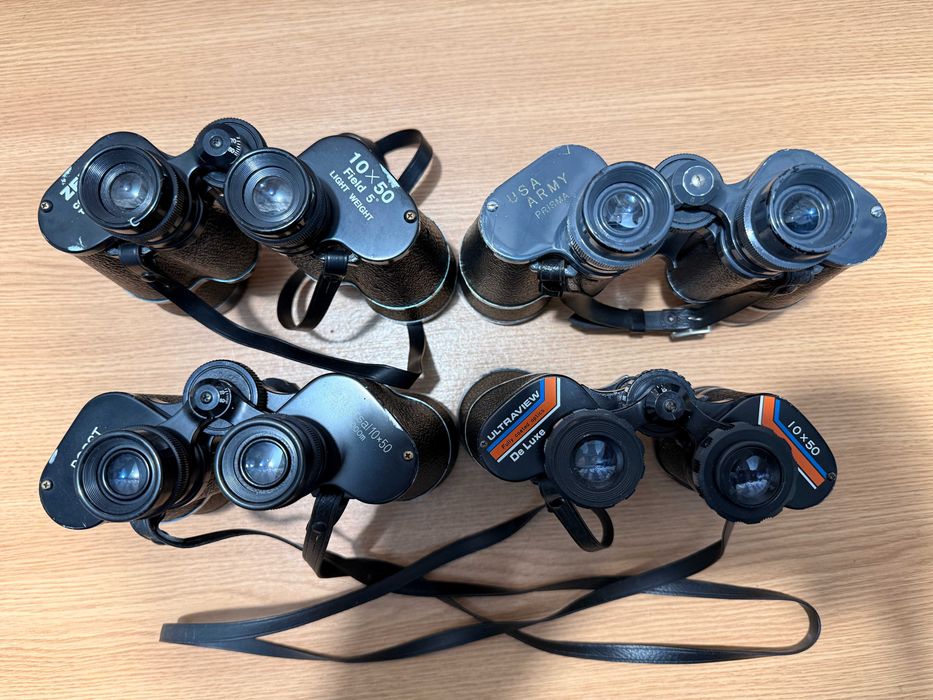Lot binocluri profesionale 10x50