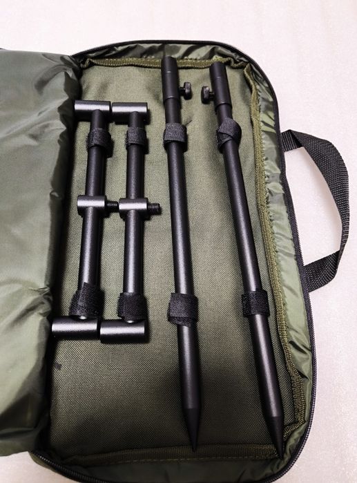 SET 2 BUZZ BARI FEEDER CU 2 posturi si 2 picheti reglabili plus geanta