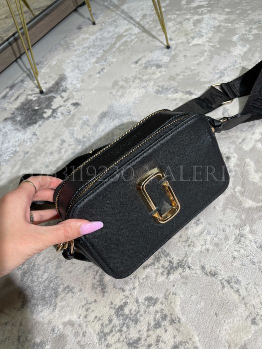 Geanta Marc Jacobs - Snapshot Negru/logo auriu