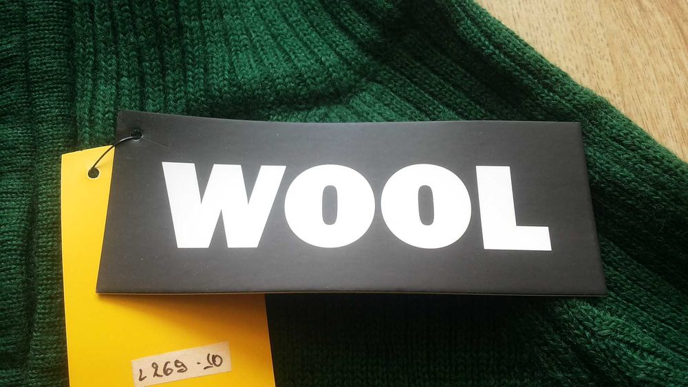 Snickers 2905 1/2 Zip WOOL Sweater размер M пуловер 100% Вълна - 2412