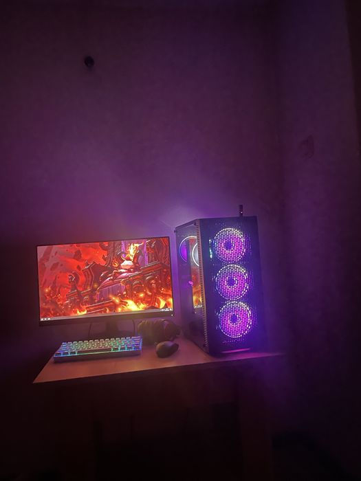 Setup Gaming Complet – i7-8700 / GTX 1660 Ti 6GB / 16GB RAM / SSD 1TB + Monitor & Periferice