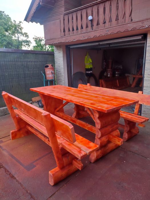 Legane, foișoare, mese din lemn masiv