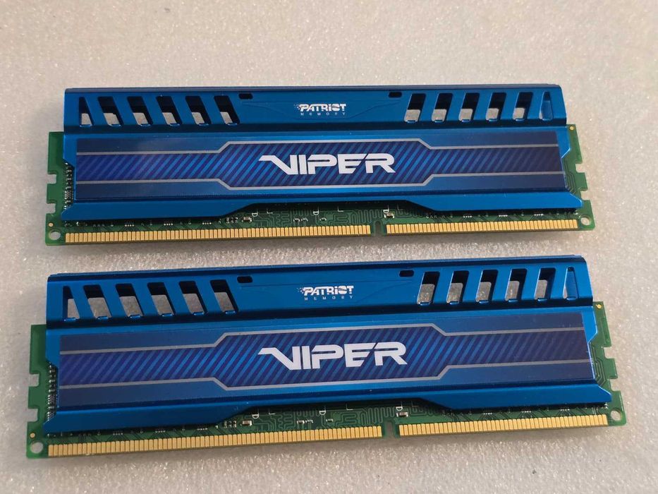 Kit RAM memorie Patriot Viper 3 Blue 8GB (2x4GB) DDR3 1600MHz CL9 1.5V UDIMM PV38G160C9KBL