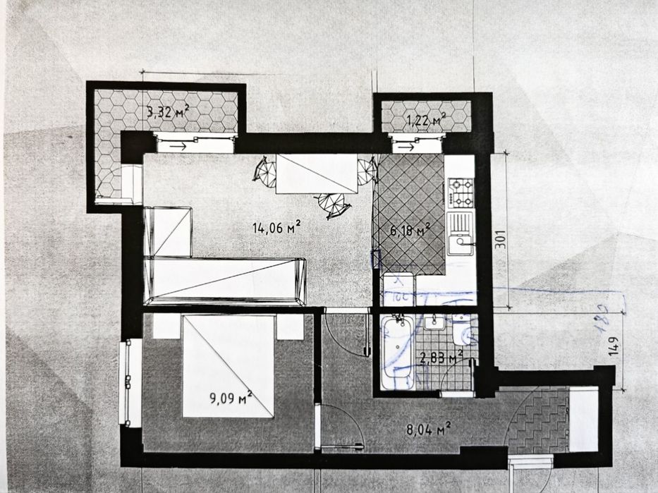 2 Комнаты 2/2/7 Дубовая, БТИ, ипотека, Кадышева, Новостройка