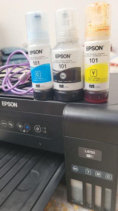 Epson L4150 маркалы цветной принтер сатылады.