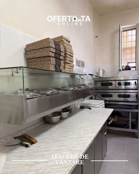 De Vânzare – Afacere la Cheie | Restaurant Fast Food Complet Echipat