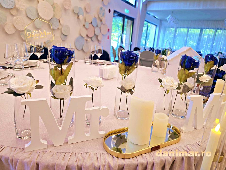 Decor nuntă complet | Manechine rochie mireasă | Baloane heliu